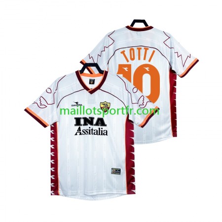 Maillot de Foot AS Roma Totti 10 1999 2000 Retro Exterieur Maillot de Foot AS Roma Totti 10 1999 2000 Retro Exterieur